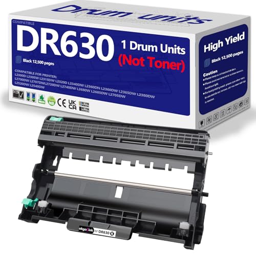 Image of Compatible DR630 DR-630 Drum Unit (Not Toner) Replacement for Brother DR660 DR-660 tn660 Drum Work with DCP-L2520DW DCP-L2540DW HL-L2300D HL-L2305W HL-L2320D HL-L2340DW HL-L2380DW HL-L2680W 1 Pack