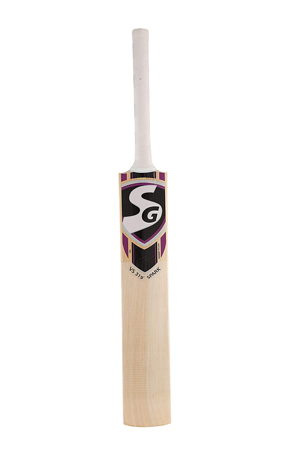 SGVs 319 Spark Kashmir Willow Cricket Bat (Size: Short Handle,Leather Ball), Multicolor, Sg01Cr140019