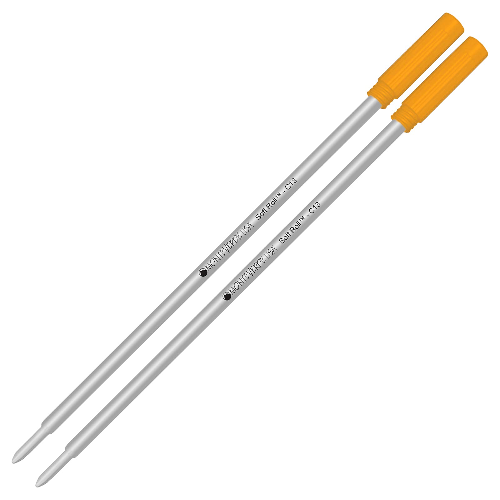 2 PACK – Orange Soft Roll von Monteverde Kugelschreiber für Cross Kugelschreiber