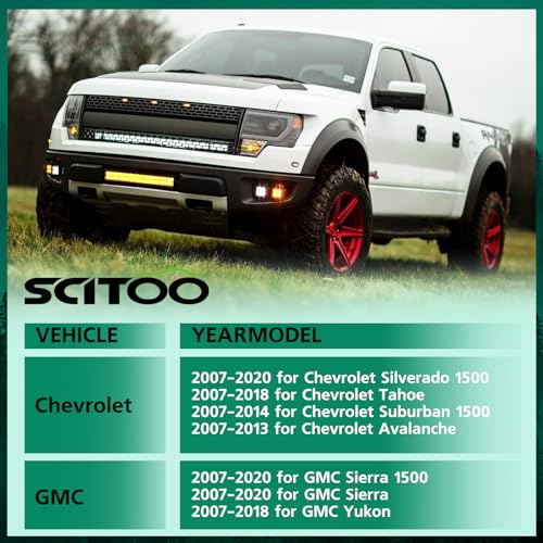 Image of SCITOO 3 inch Front Leveling Lift Kit 2007-2024 for Chevrolet Tahoe | Forged Strut Spacer 2007-2024 for Sierra,for Avalanche,for Silverado 1500,for Suburban 1500,for Sierra 1500,for Yukon XL