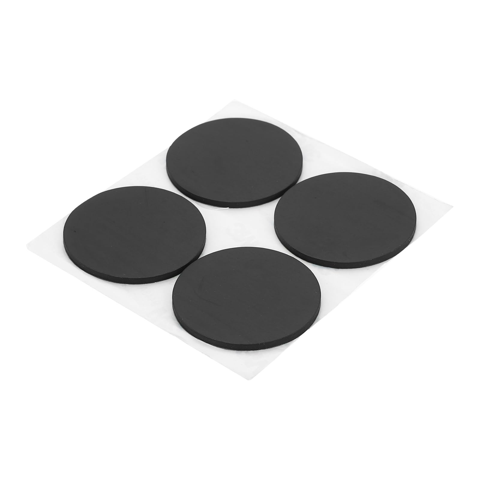 PATIKIL Non Slip Furniture Pads 1-3/4" (45mm x 2mm), 16 Pcs Adhesive Backed Round Rubber Feet Anti-Scratch Rubber Furniture Grippers for Hardwood Floor Electronics Bed Drawers DIY