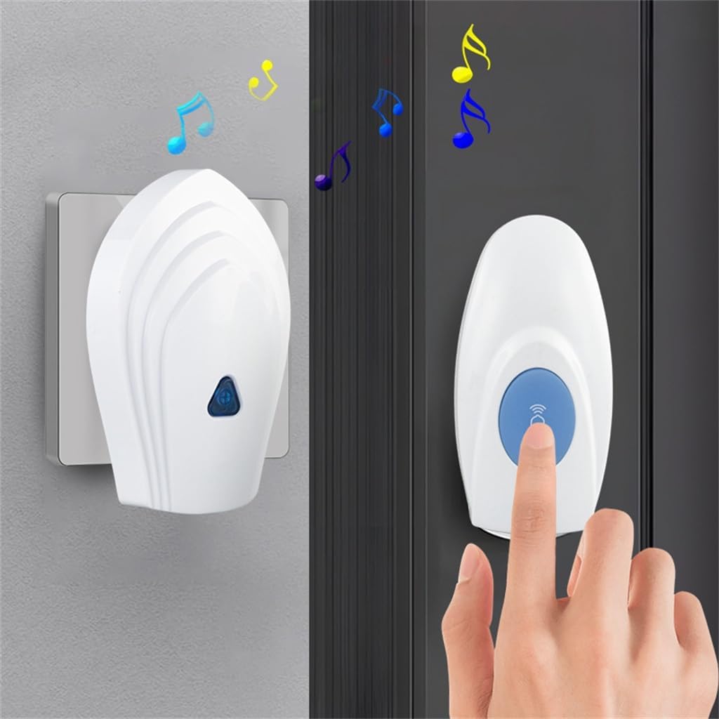 HBJWOV Digital Doorbell Home Doorbell Battery Model Music Doorbell 36 Music