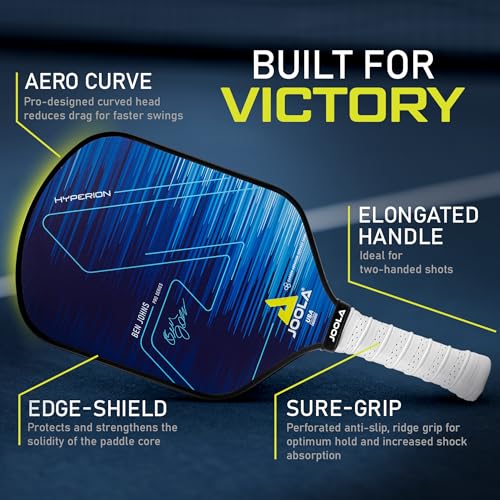 Image of JOOLA Ben Johns Hyperion Pro Pickleball Paddle - Tournament Edition Pickleball Racket - World Champion Surface Technology Options - Polypropylene Honeycomb Core 13.5mm, 14mm, or 16mm