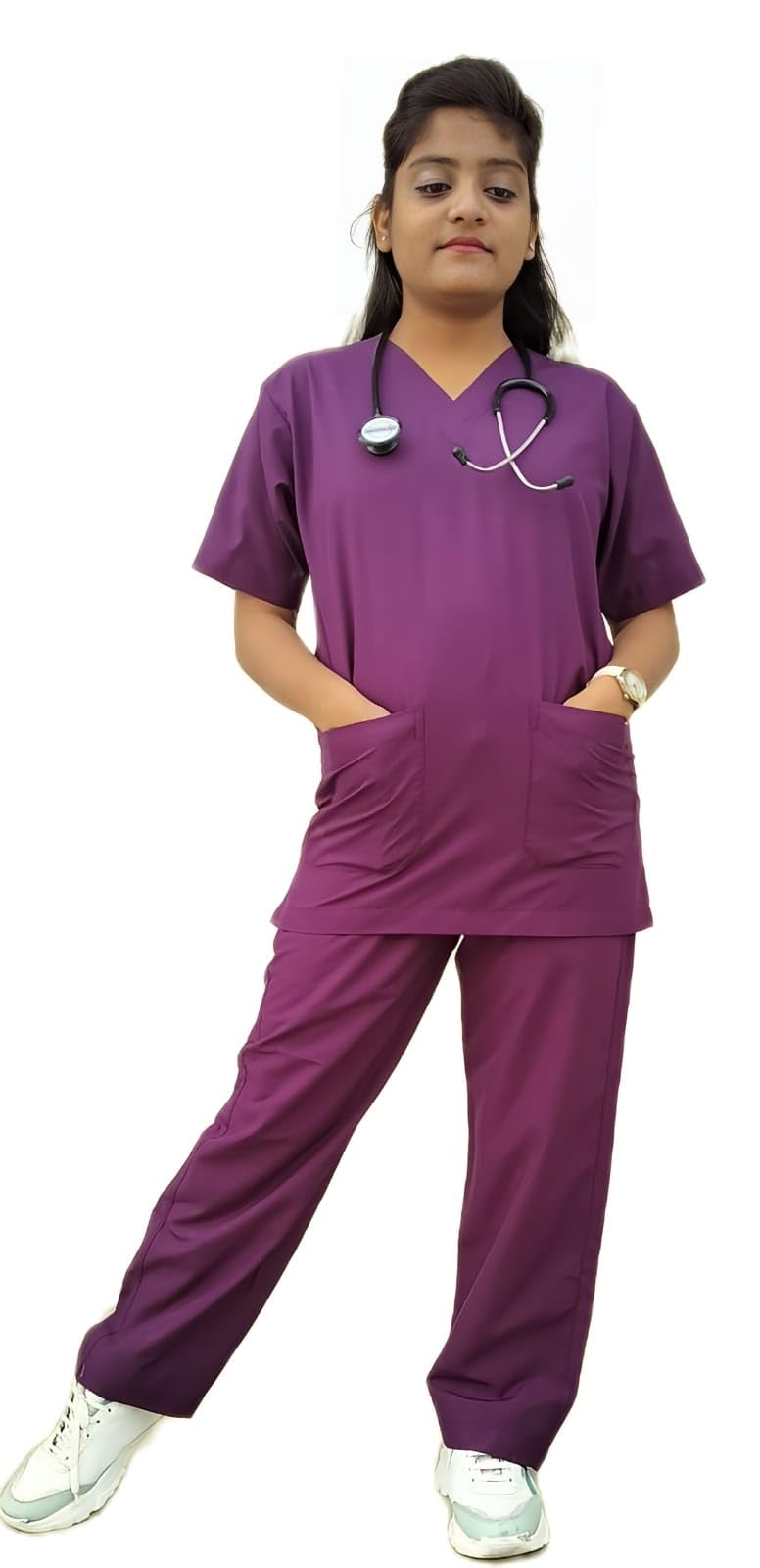 See full amazon price history chart for Hangerage Scrub Suit (Economy) | 5 Pockets Scrub Suits | Wine Color | V Neck | Unisex | Top & Bottom | Durable | Comfortable | Professional Wear (M) Hangerage Scrub Suit (Economy) | 5 Pockets Scrub Suits | Wine Color | V Neck | Unisex | Top & Bottom | Durable | Comfortable | Professional Wear (M) (B0CTQN6DR5) Amazon Price History, Amazon Price Tracker