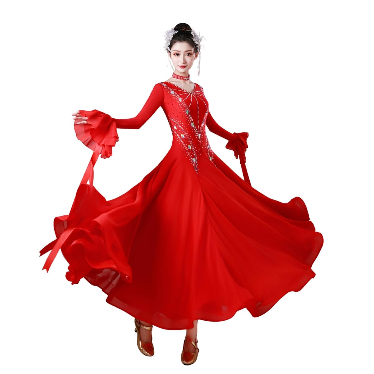 Amazon.co.jp: BEYLOR: 社交ダンスドレス