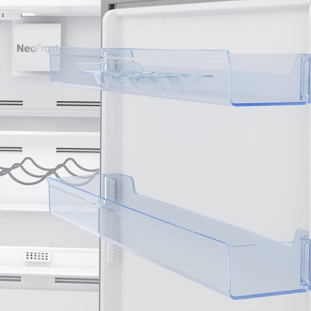 Beko RCNA366K40XBN réfrigérateur-congélateur Autoportante 324 L E Acier inoxydable