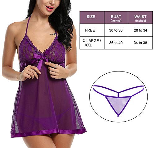 Image of Xs and Os Women's Blended Solid Midi Babydoll