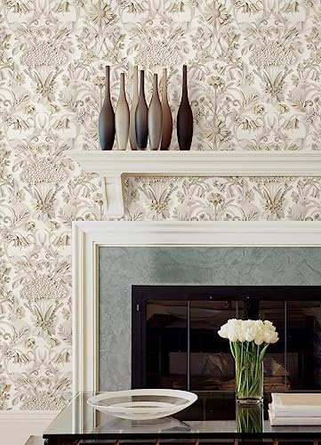 best nuwallpaper taupe eloise