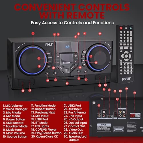 Microcomponentes, Electronics mini componente Marca Pyle (2)