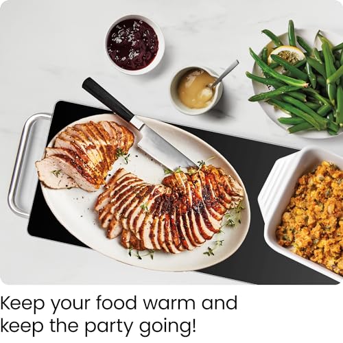 image for Chefman Long Electric Warming Plate Heating Element, Prep Food for Par