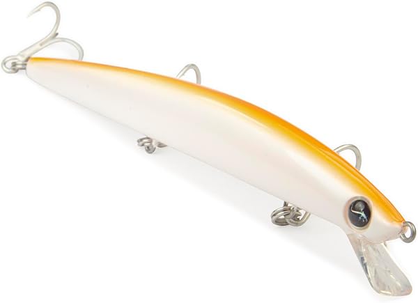 Seaspin Mommotti 140 FK - Artificial Spinning Fishing Lure Long Jerk Minnow Float 140mm 16g - Sinuous Swimming, Through Armor, Long Casts - For Sea Bass and Predators - 2