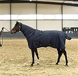 Beschreibung: Pferdeblatt NUJA 1pc Winter Baumwolle Horsecloth Schal Equestrian wasserdicht und atmungs Pferd Blatt Pferdedecke Standard-Neck Turnout Blatt (Farbe : 125cm)