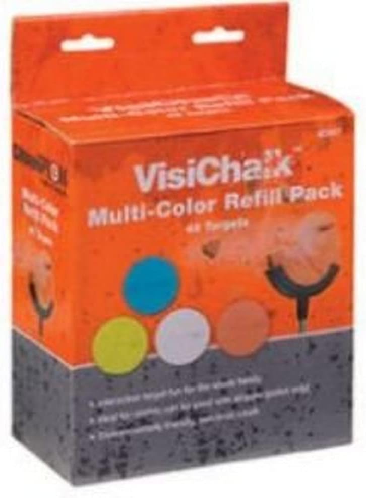 Champion VisiChalk 3 Multi-Color Targets, 48ct