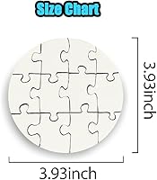 Vista 5 de Imán de rompecabezas para nevera, imagen personalizada, formas únicas, imanes (forma redonda)