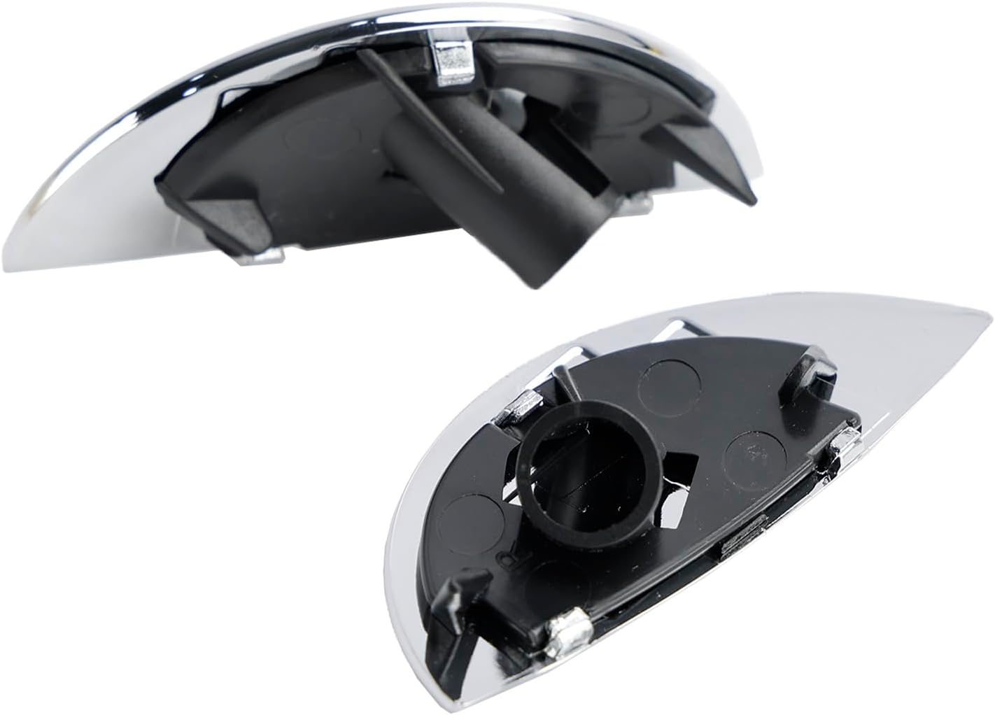 Areyourshop Left + Right Headlight Washer Cover for Mini Cooper R50 R52 R53 2001-2006 With Headlight Washer Nozzle 63126922155 63126922156