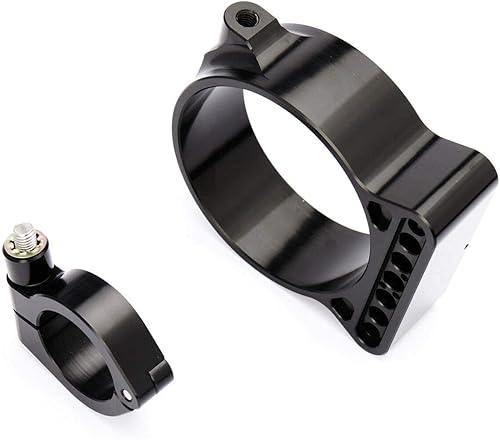 Miniatura 7 de Soporte de reubicación del velocímetro, soporte de montaje lateral del odómetro de aluminio CNC de 1.535 in, soporte de montaje del velocímetro para