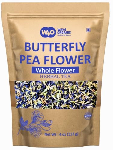 Butterfly Pea Flower Whole Tea, Premium Dried Blue Tea Flowers,