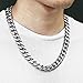 Trendsmax Classic Mens Necklaces 316L Stainless Steel Cuban Chain Necklace Hip Hop Chunky Link 26 Inch