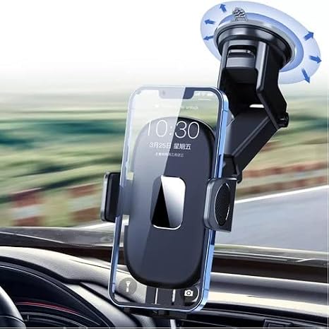 Hobimtek Htt-53 Otomatik Klipsli Araba Telefon Tutucu Ayarlanabilir Cam Ve Torpido Için Yüksek Kalite Tutucu