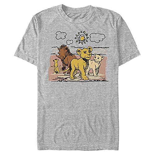 T-shirt Lion King Hakuna mixte en coton bio pour adulte