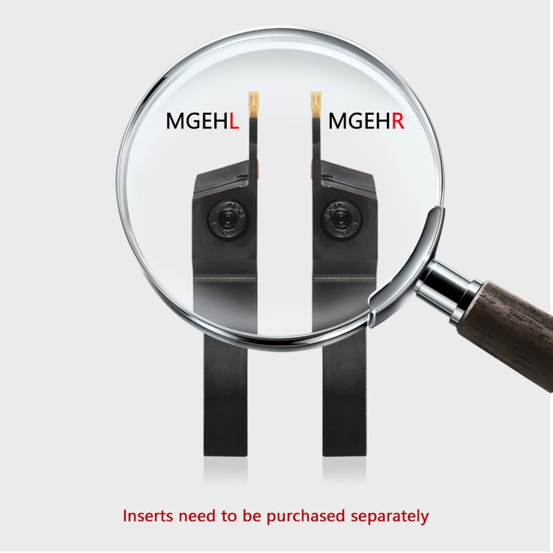 1pc MGEHR1010 MGEHR/L1212 MGEHR1616 MGEHR2020 MGEHR2525 MGEHR3232 External Grooving Tool Holder CNC Boring Bar Slotting Turning Tool(MGEHR(Right Hand),5MM_16X16)