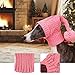 Baoblaze Crocheted Snood Funny Cap Pets Winter Warm Knitted Hat Soft,Puppy Beanie Warm Dog Hat for Holiday Dress up Props Dogs Gifts, M