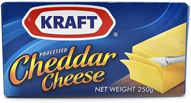 Cheddar Cheese Block 250gm, Kraft, (Imported)