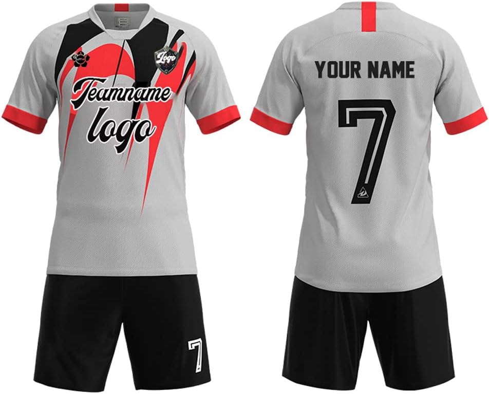 Personalized 30+ Styles Jersey Uniform with Team Club Logo Name Number for Men Women Boy Girls