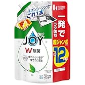 ※【15％OFF！】ジョイ W除菌 食器用洗剤 緑茶の香り 詰め替え 1550mL [大容量] 773円！
