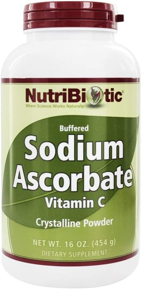NutriBiotic, Buffered Sodium Ascorbate, Vitamin C, Crystalline Powder, 16 oz (454 g)