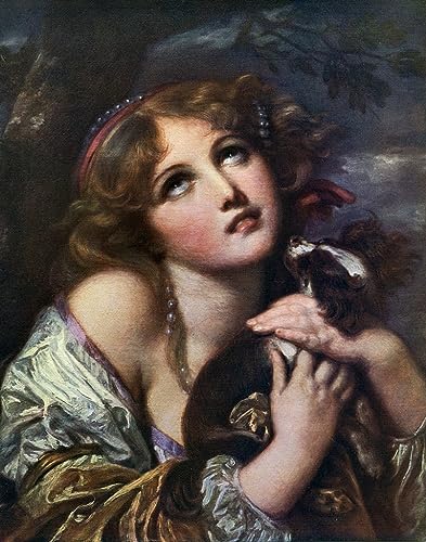 Toile modern peinture Jean Baptiste Greuze, une impression d'art raffinée de 60x90cm