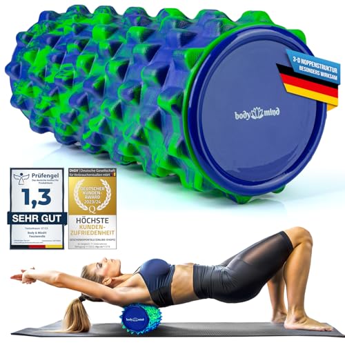 Body & Mind® Faszienrolle Massage-Rolle Fitnessrolle Sportrolle...