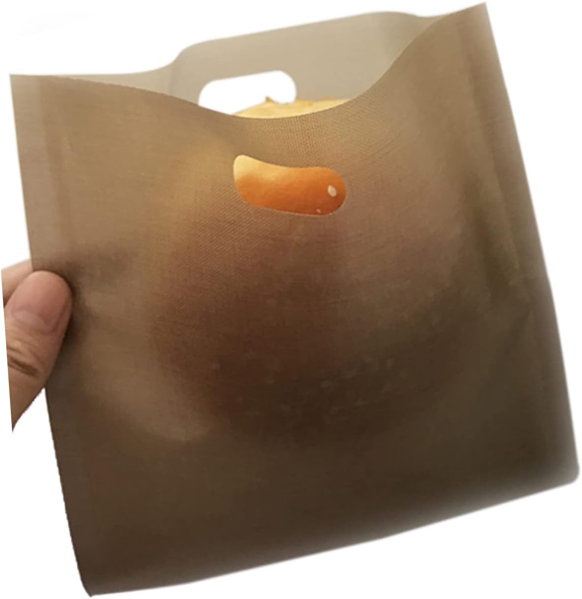 ORFOFE 12pcs Reusable Bread Bags Sandwiches Pizza Slices Toaster Bags Non Stick Dishwasher Safe