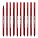 Produktbild Westcott STORYLINER Fineliner rot 10 Stück | Premium Fineliner mit 0,4mm Strichstärke | Präzise Strichführung, metalleingefasste Spitze, schnelltrocknende Tinte auf Wasserbasis | E-737784 00