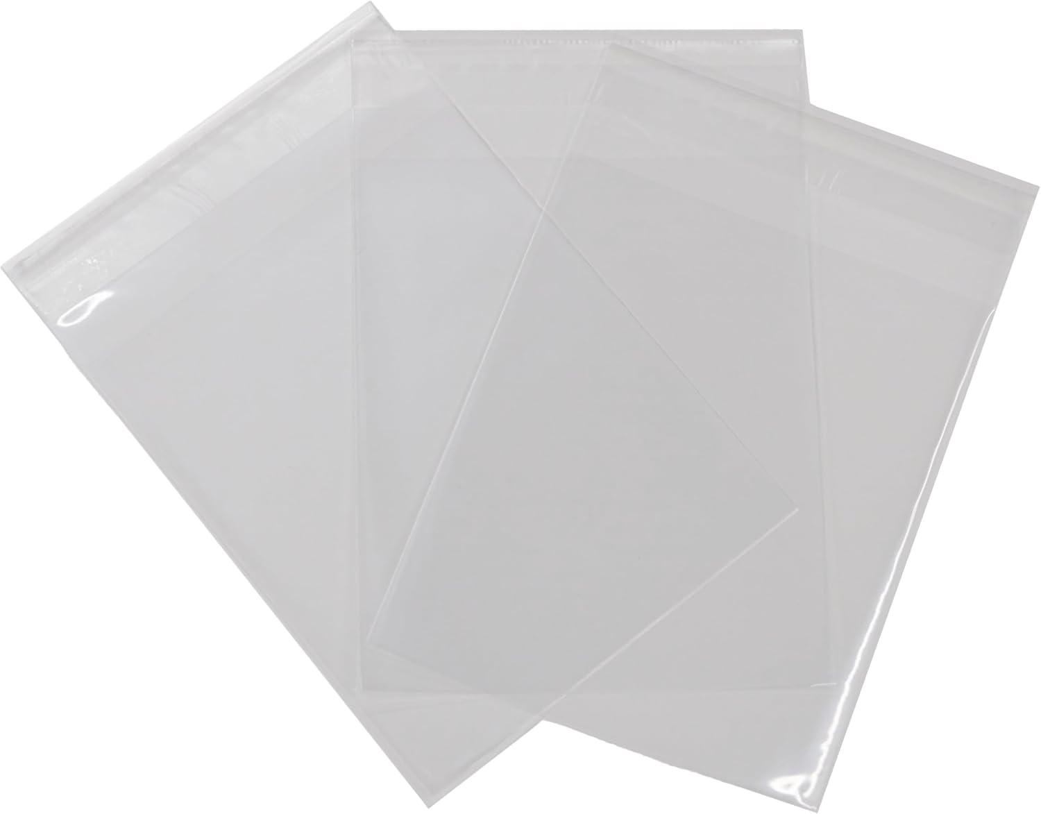 PRISMATIC DEFENDER® Resealable Team Set Bags (100-Pack) Large Size Clear Poly Bags for Trading Cards & Sports Cards (Large)