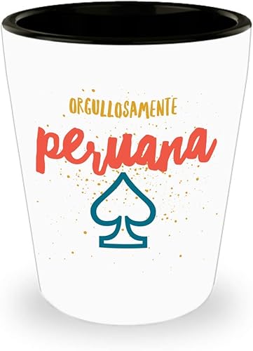 Vaso de chupito de Perú, vaso de tequila