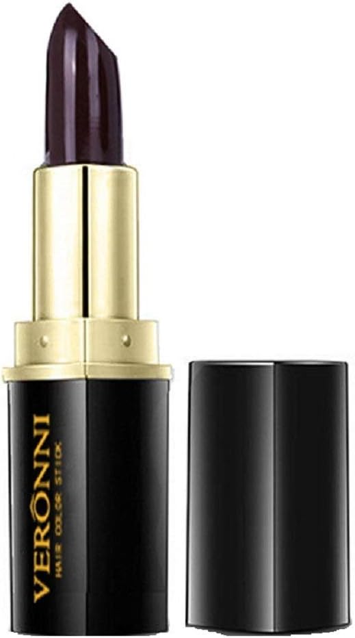 Putars Hair Dye Hair Care Disposable Hair Dye Pen Shine Hair Color Black Dark Brown Hairline Shadow Thin Color Powder Stick for Filling The Hairline Hairstyle Covering White Hair Long Lasting