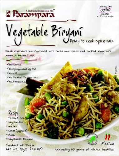 Parampara Vegetable Biryani Mix 80G(pack of 3)