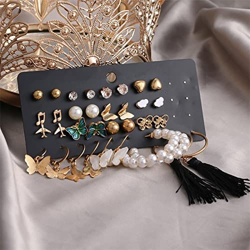 Plated Necklace and Earrings Set for Women (Style 8)