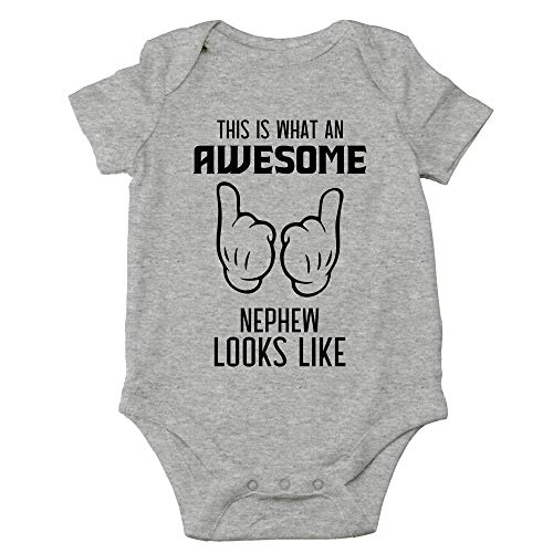 Image of CBTwear Awesome Nephew looks Like - Baby Clothes - Funny Newborn Bodysuit Outfits for Boys