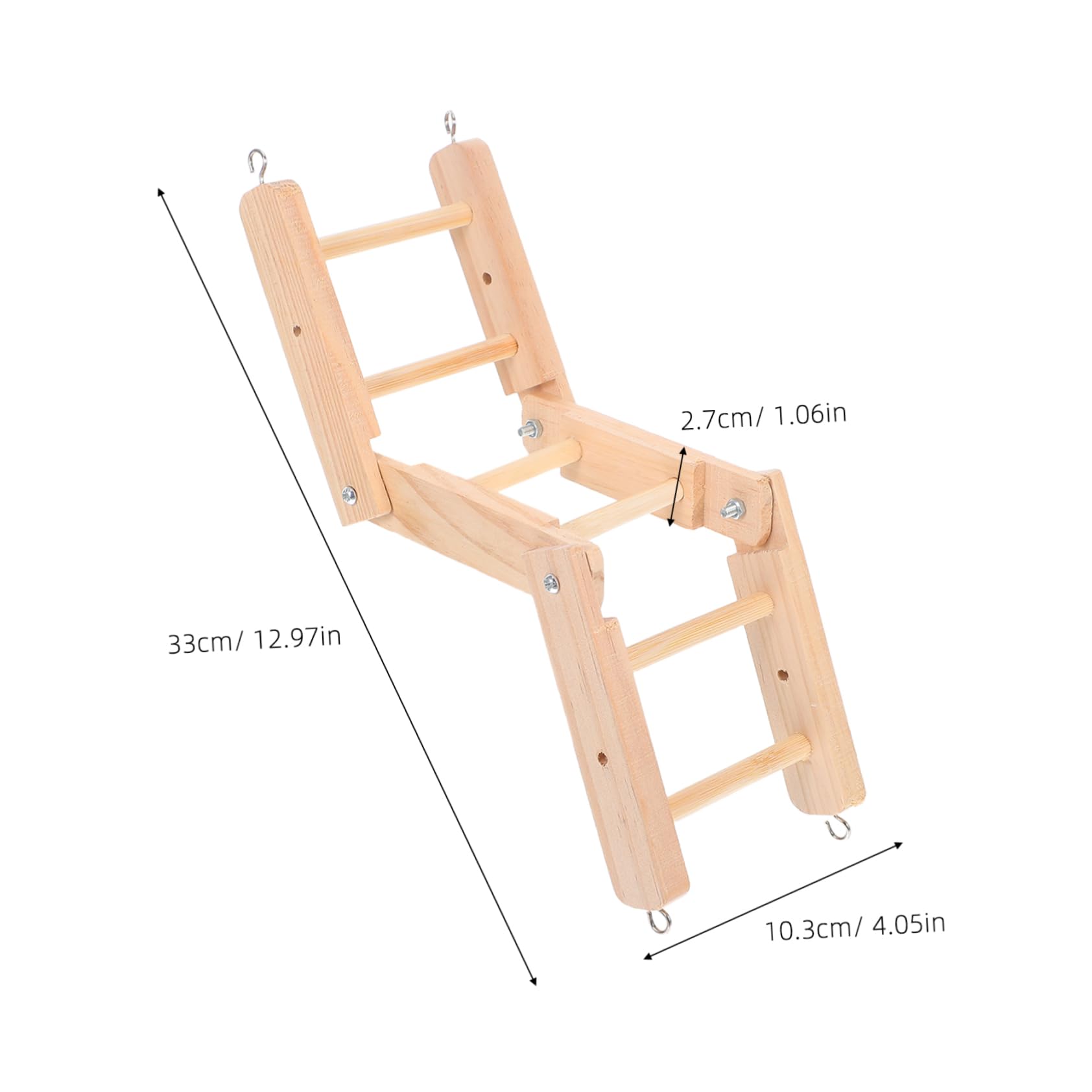 VICASKY Foldable Parrot Climbing Ladder Bird for Beak Claw Grinding for Parakeets Small Pets Multipurpose Gym for