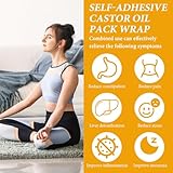 Castor Oil Self-Adhesive Belly Button Patches - 100 PCS, No Wash Needed (Oil Not Included) - Image 3