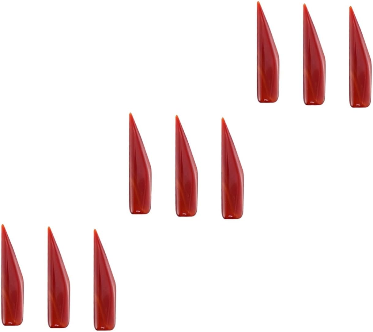 Lurrose 9pcs Agate Polisher for Jewelry Jewelry Polishing Tool Gold Silver Polishing Tool Essential for Jewelers Hobbyists Compact Design
