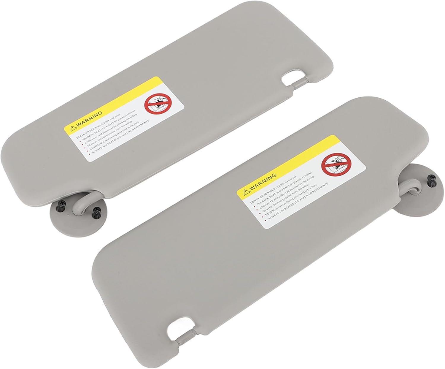 Sun Visor with Mirror Replacement, Aveo 2012-2016, Grey, Easy Installation, Car Cosmetic Mirror, for Sun