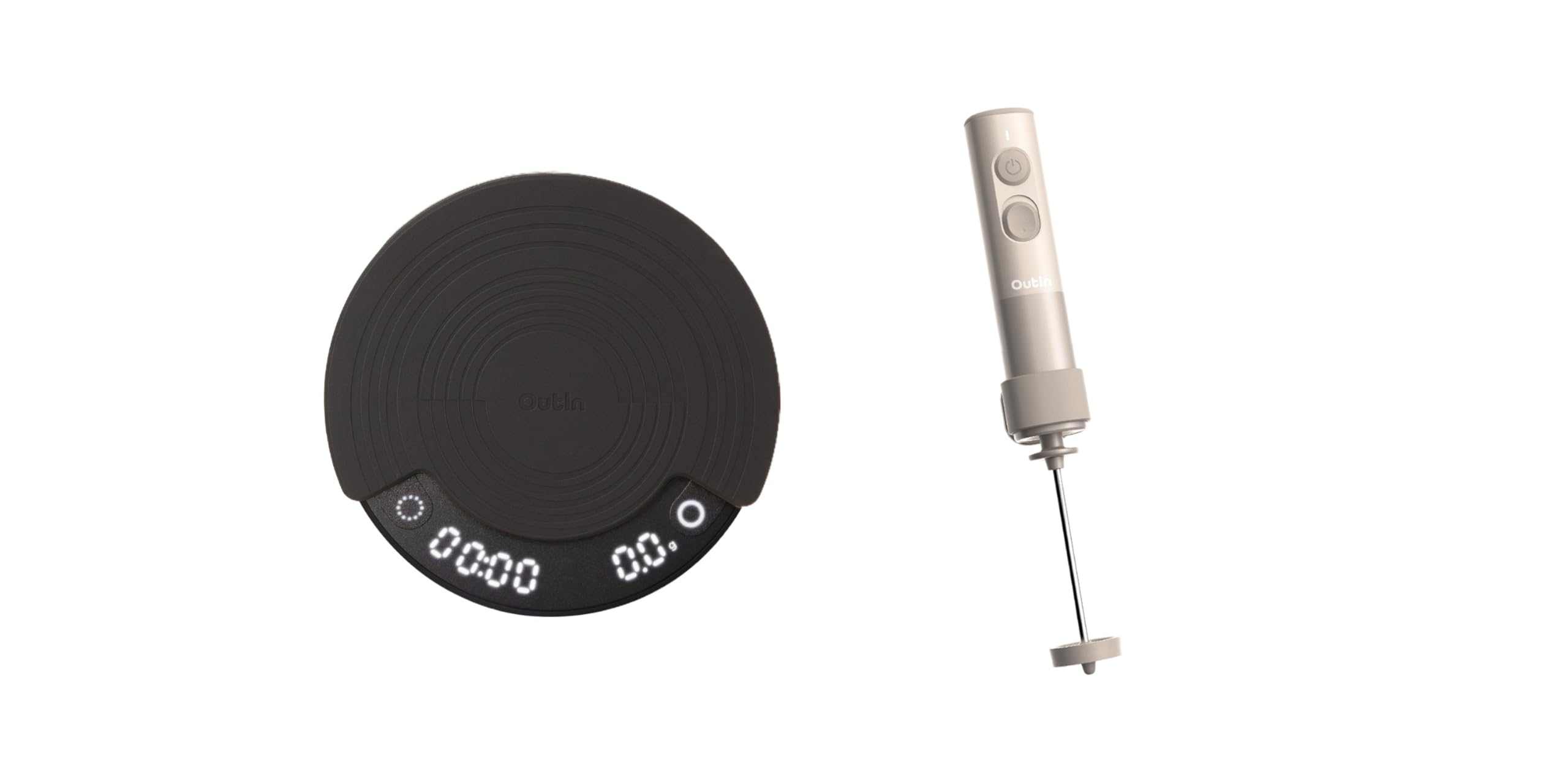 OutIn LattoGo mousseur lait batterie et balance café Claro usb