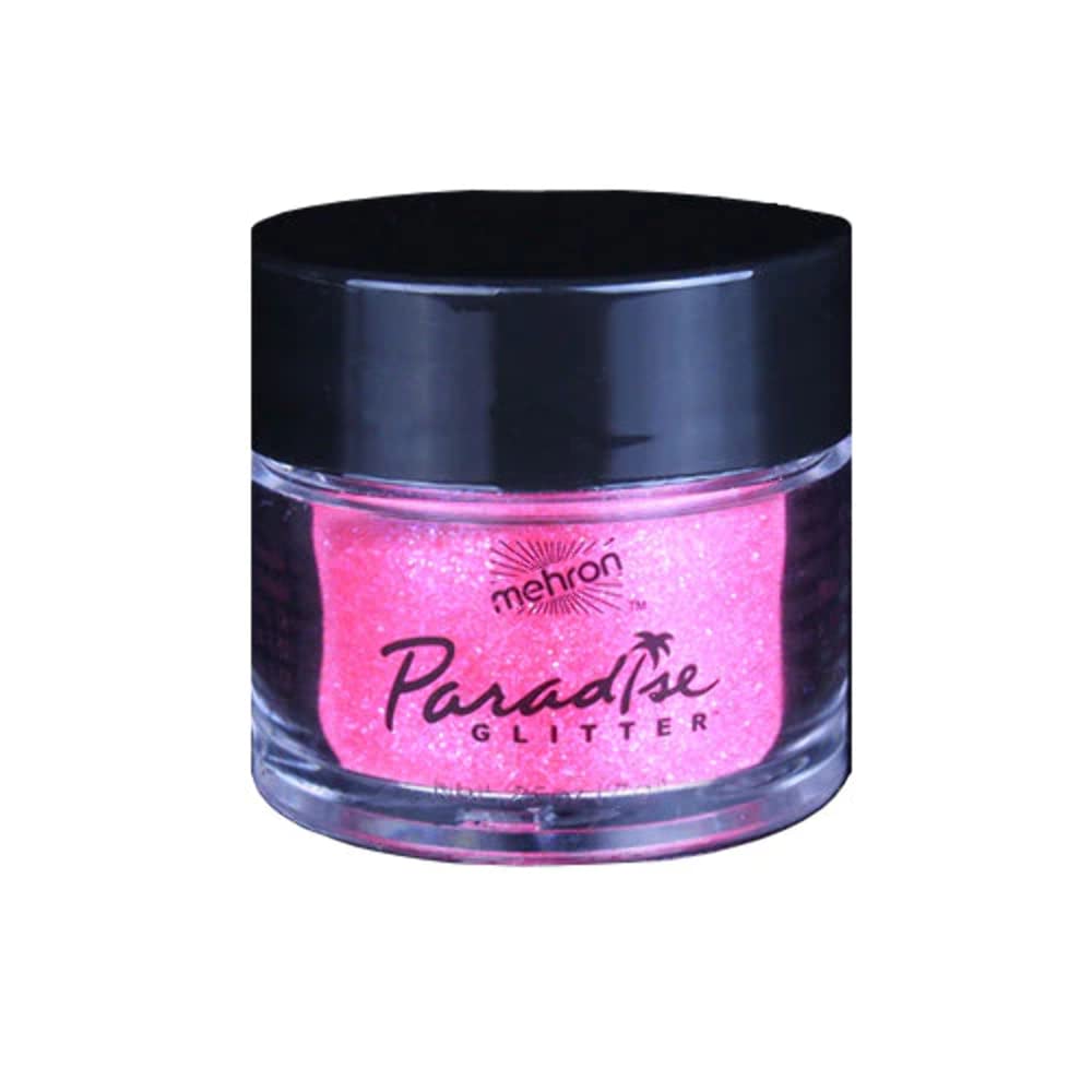 Poudre pailletée Mehron rose pour un éclat longue durée
