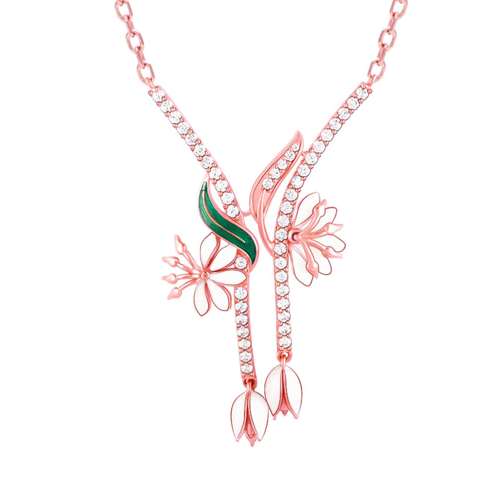GIVA 925 Silver Bhumi Golden Snowy Musli Necklace| Necklace to Gift Women & Girls | With Certificate of Authenticity and 925 Stamp | 6 Months Warranty* (B0CJ37D5KN) Amazon Price History, Amazon Price Tracker