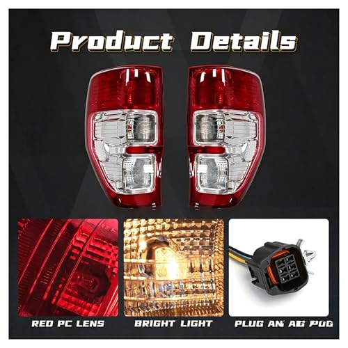 Feu stop LED Ford Ranger 2011-2020 clignotant feux circulation PX - 5