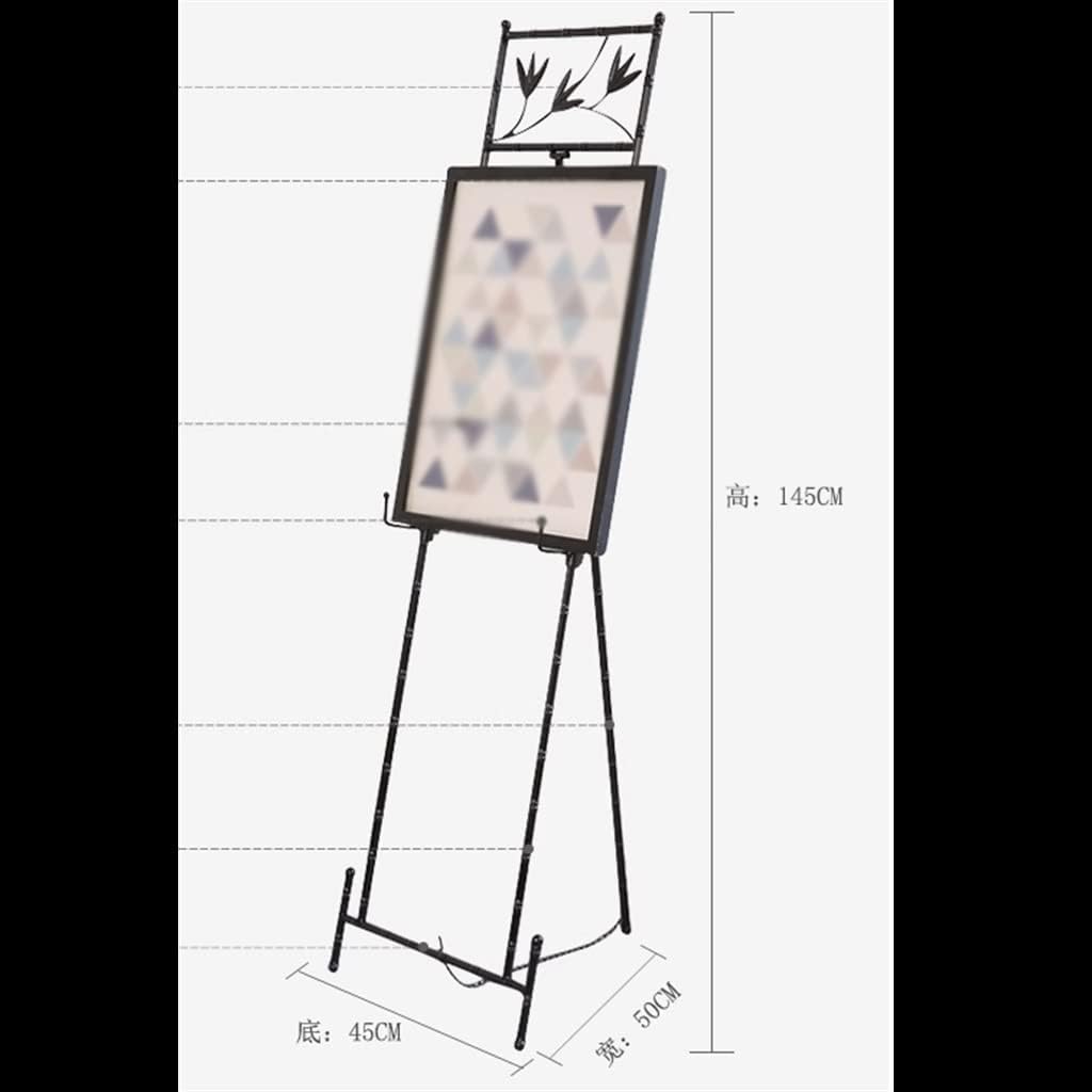 Outdoor Advertising Stand Wedding Welcome Stand Simple Iron Oil Painting Stand Multifunctional Easel Floor Photo