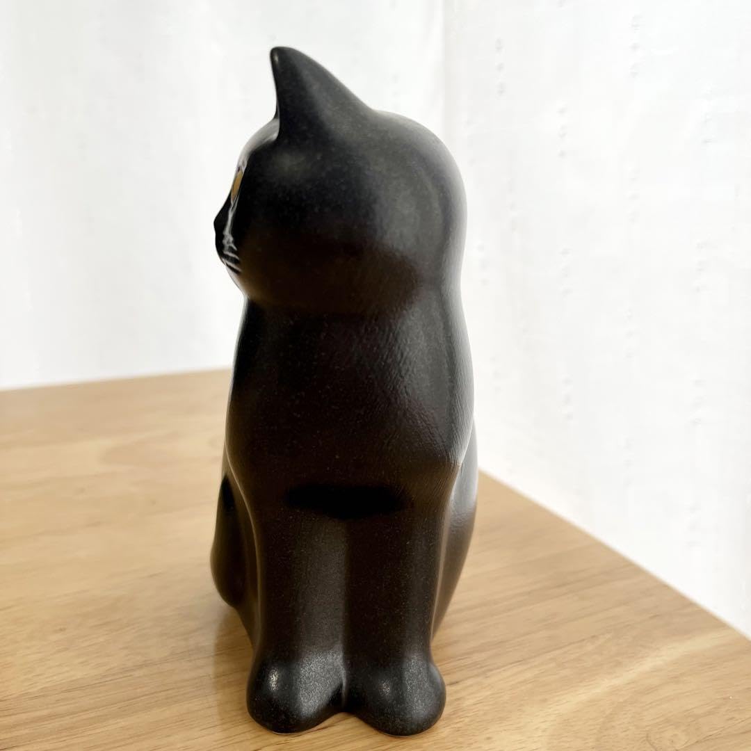 リサラーソン　オブジェ　置物　黒猫　小 リサラーソンオブジェ置物黒猫小